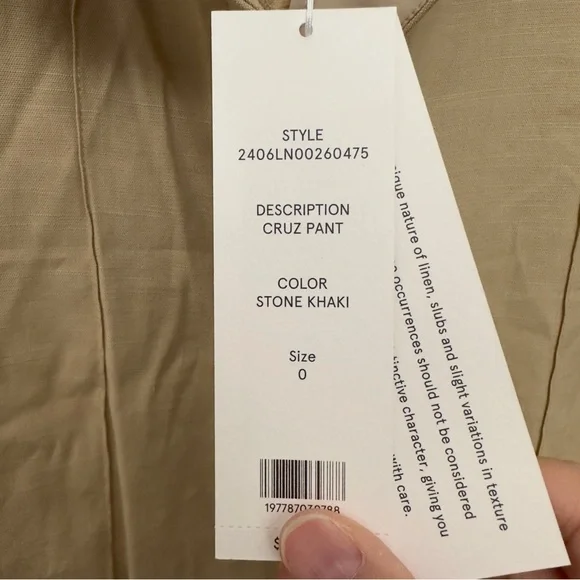 VERONICA BEARD
Stone Khaki Cruz Pant size 0 NWT - Picture 6 of 7